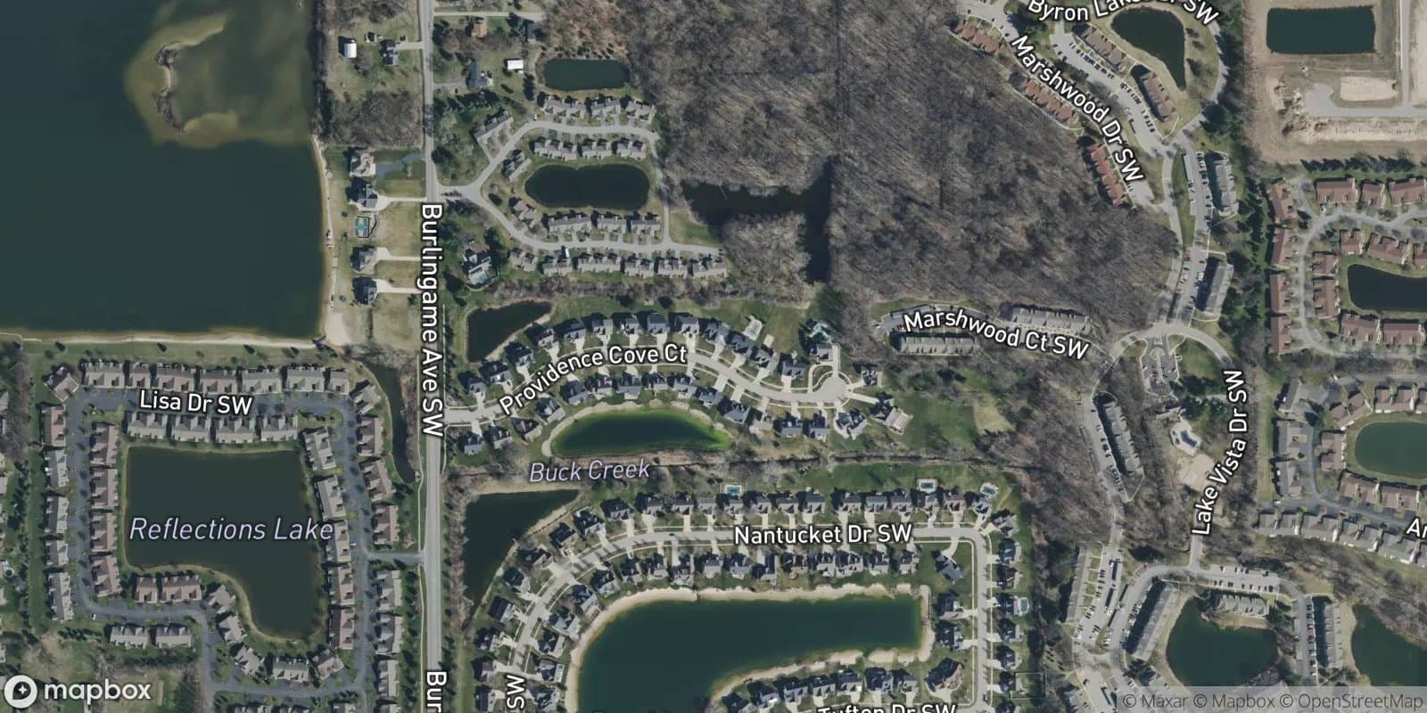 Providence Cove — satellite view