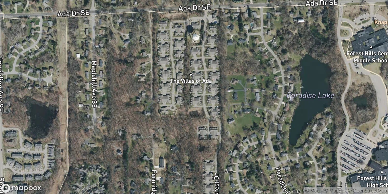 The Villas of Ada — satellite view