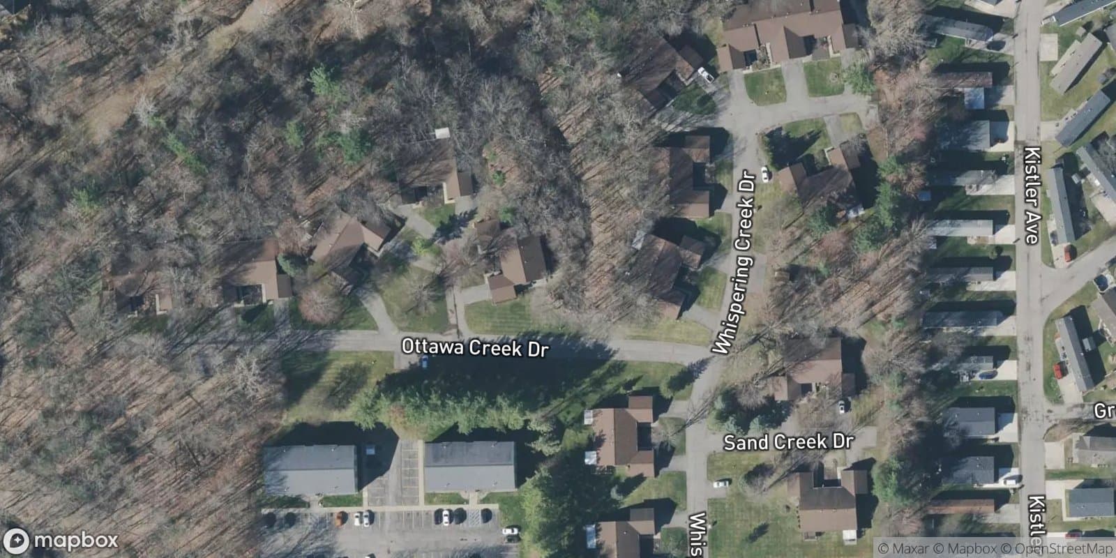 Whispering Creek Estates — satellite view