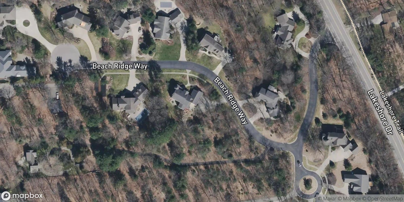 The Shores of West Olive — satellite view