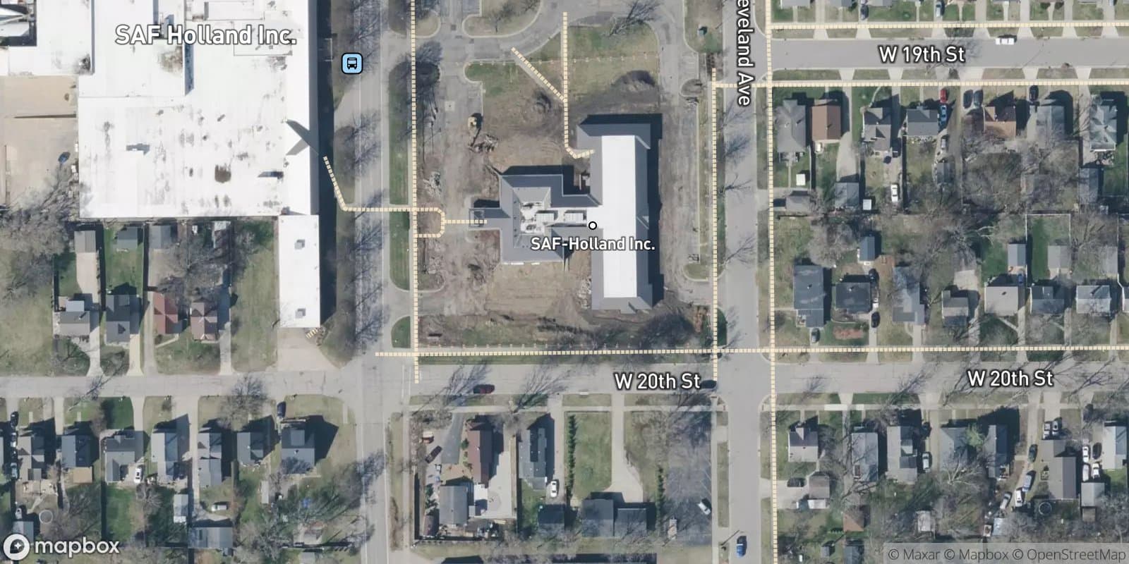 Ottawa Townhomes — satellite view