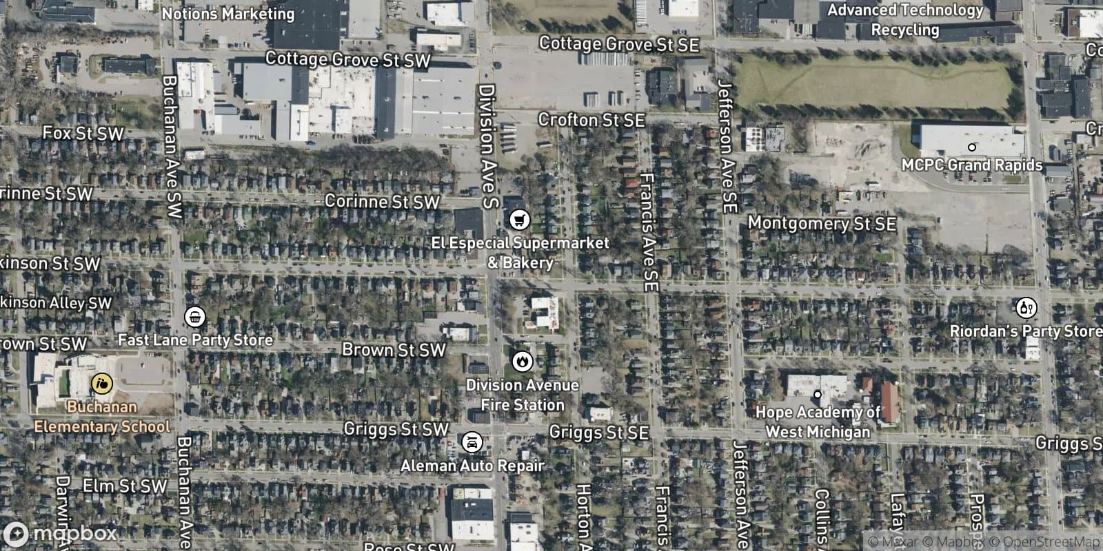 Davis Turner & Carroll Second Add. — satellite view