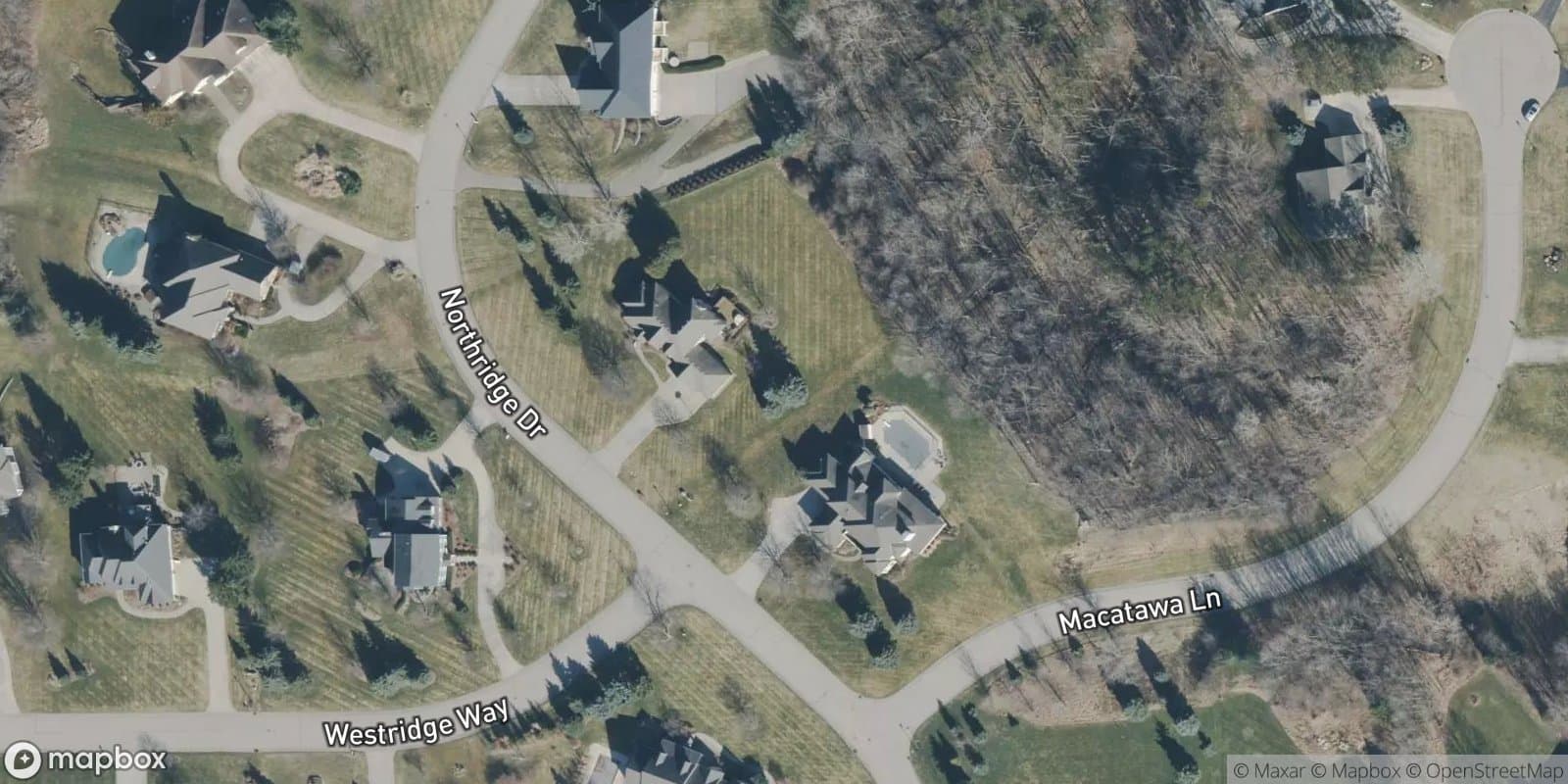 South Macatawa Ridge — satellite view