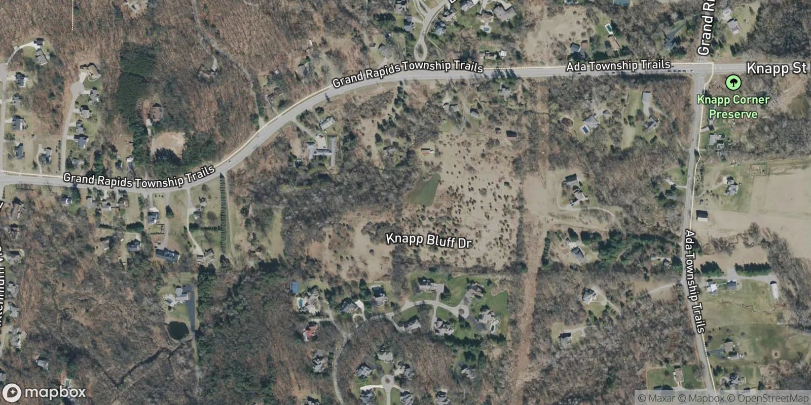 The Reserve at Knapp Bluff — satellite view
