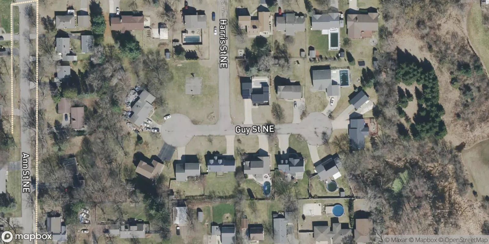 Harris Add. No.5 — satellite view