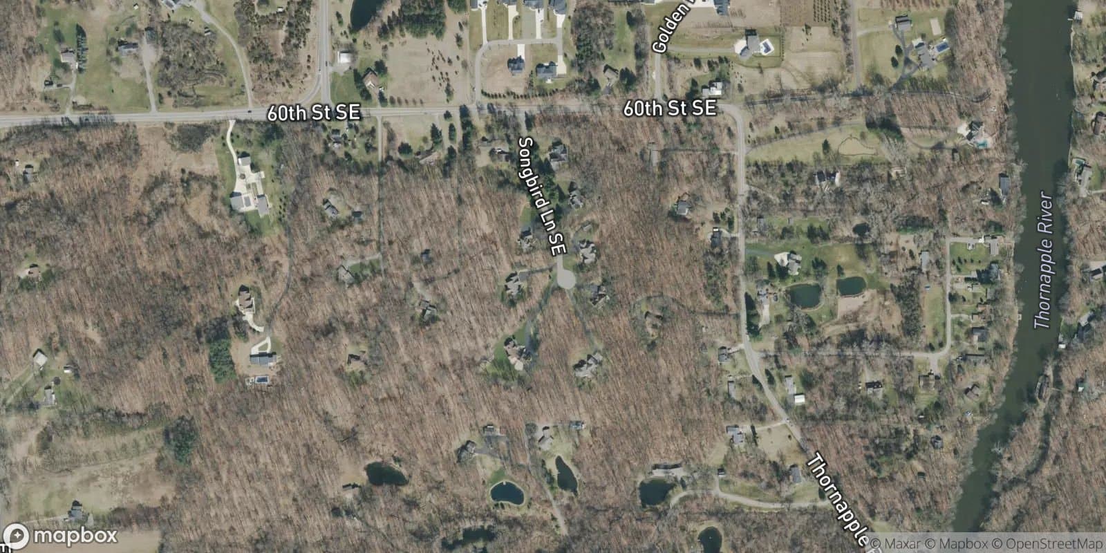 Songbird Ridge — satellite view