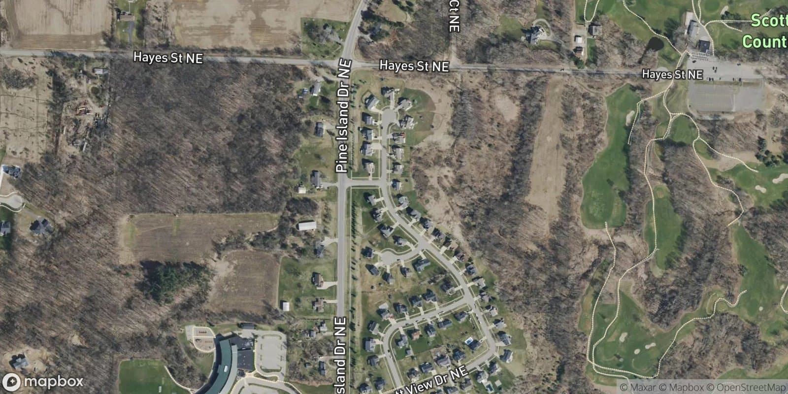 Country Club Village No.2 — satellite view