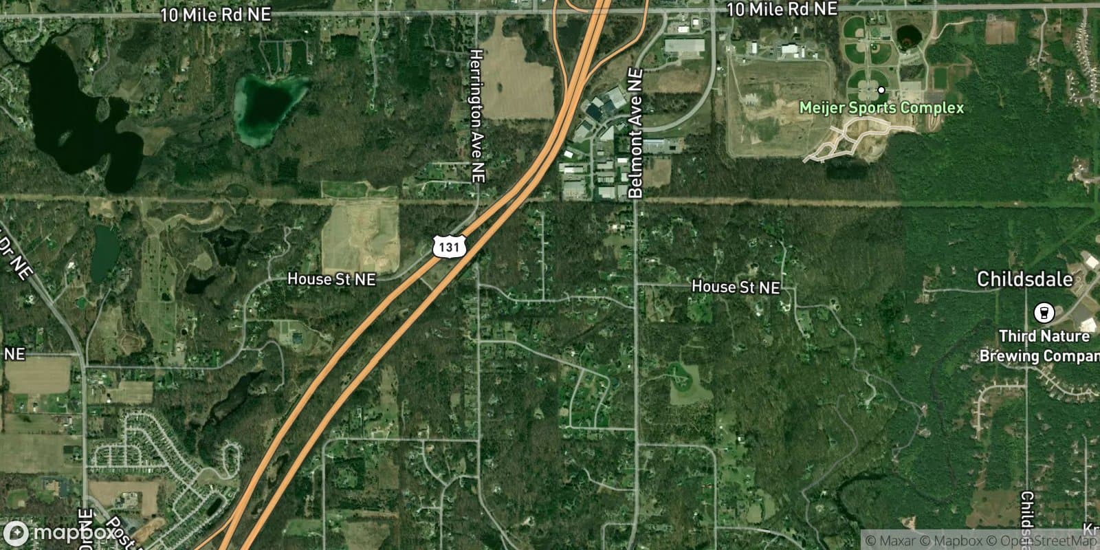 Strawberry Farms — satellite view