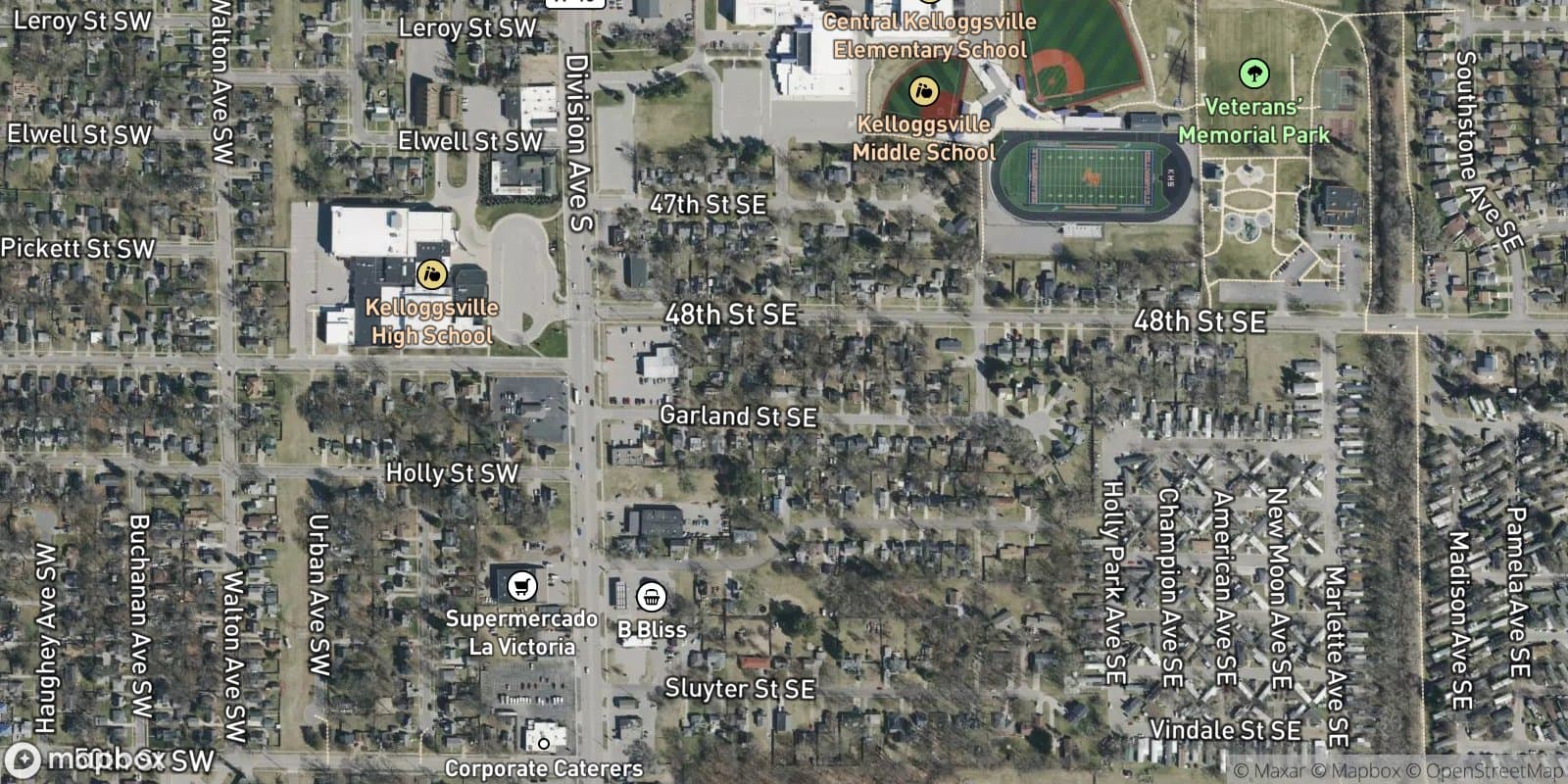 Kellogsville Heights — satellite view