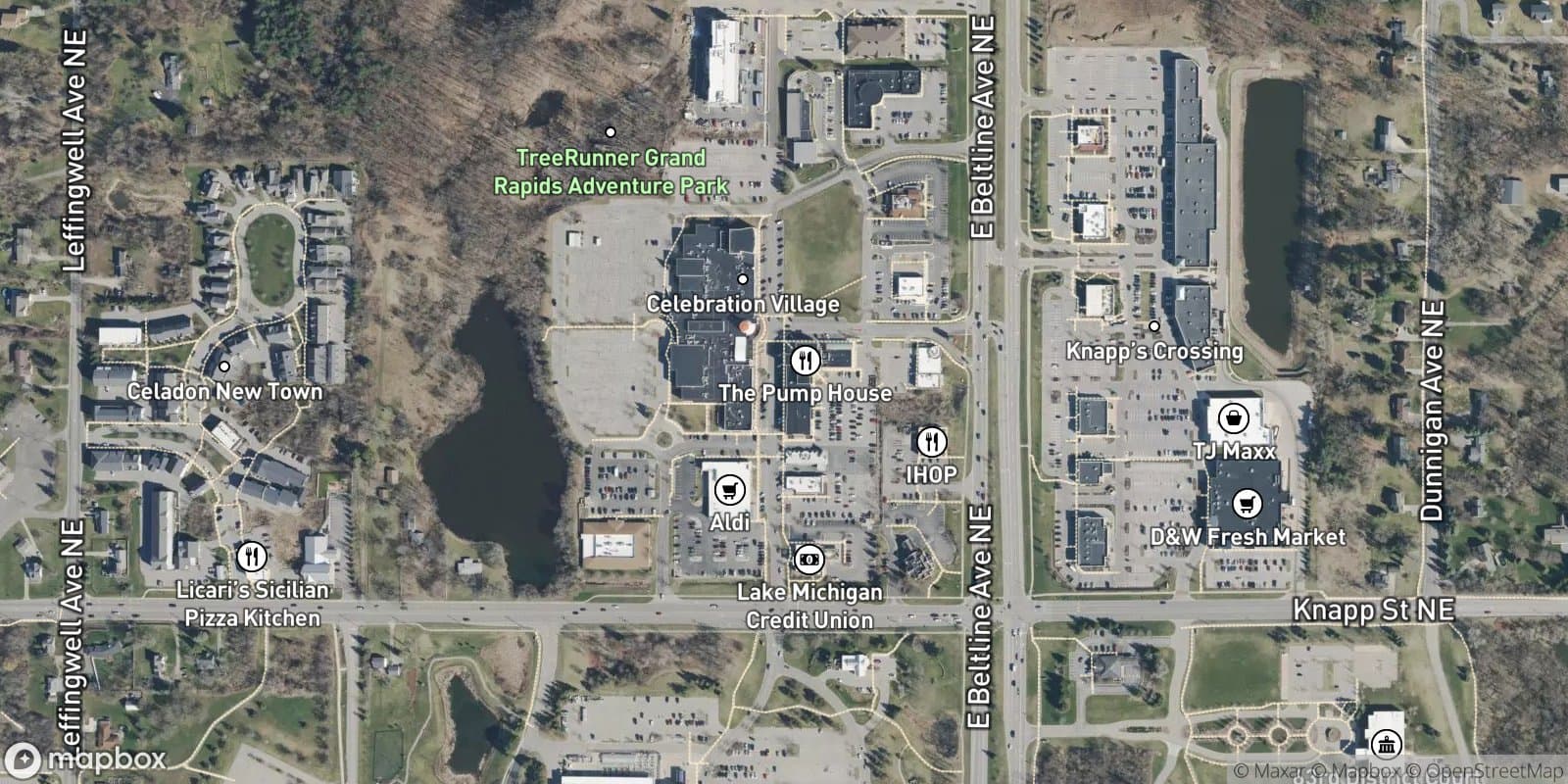 Main Street Site Condominiums — satellite view