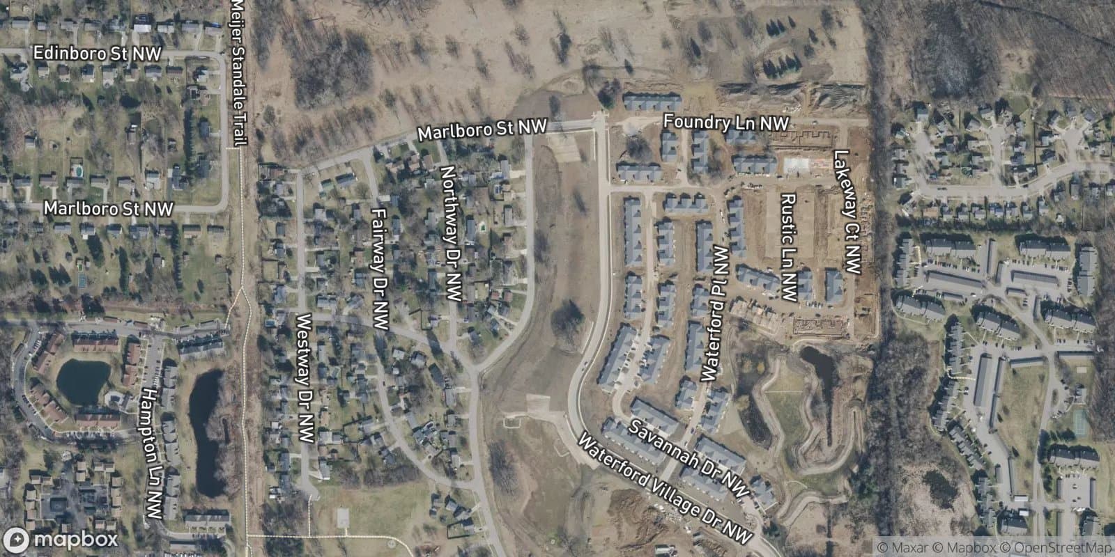 Waterford Village — satellite view