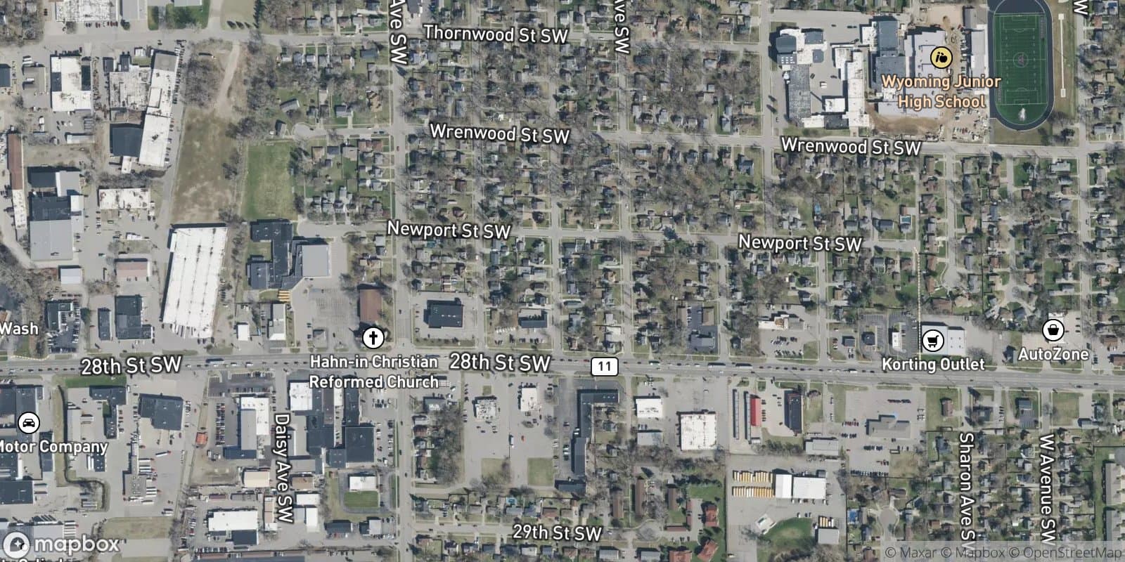 Wilson & Chalmers Garden Add. — satellite view