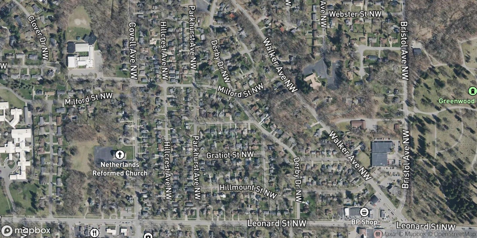 Highland Hills No. 1 — satellite view