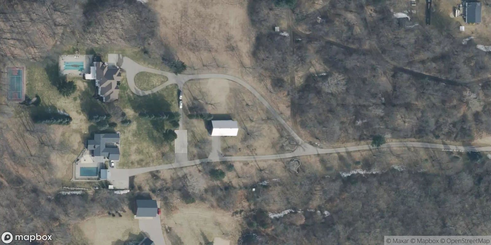Johnson Homesites — satellite view