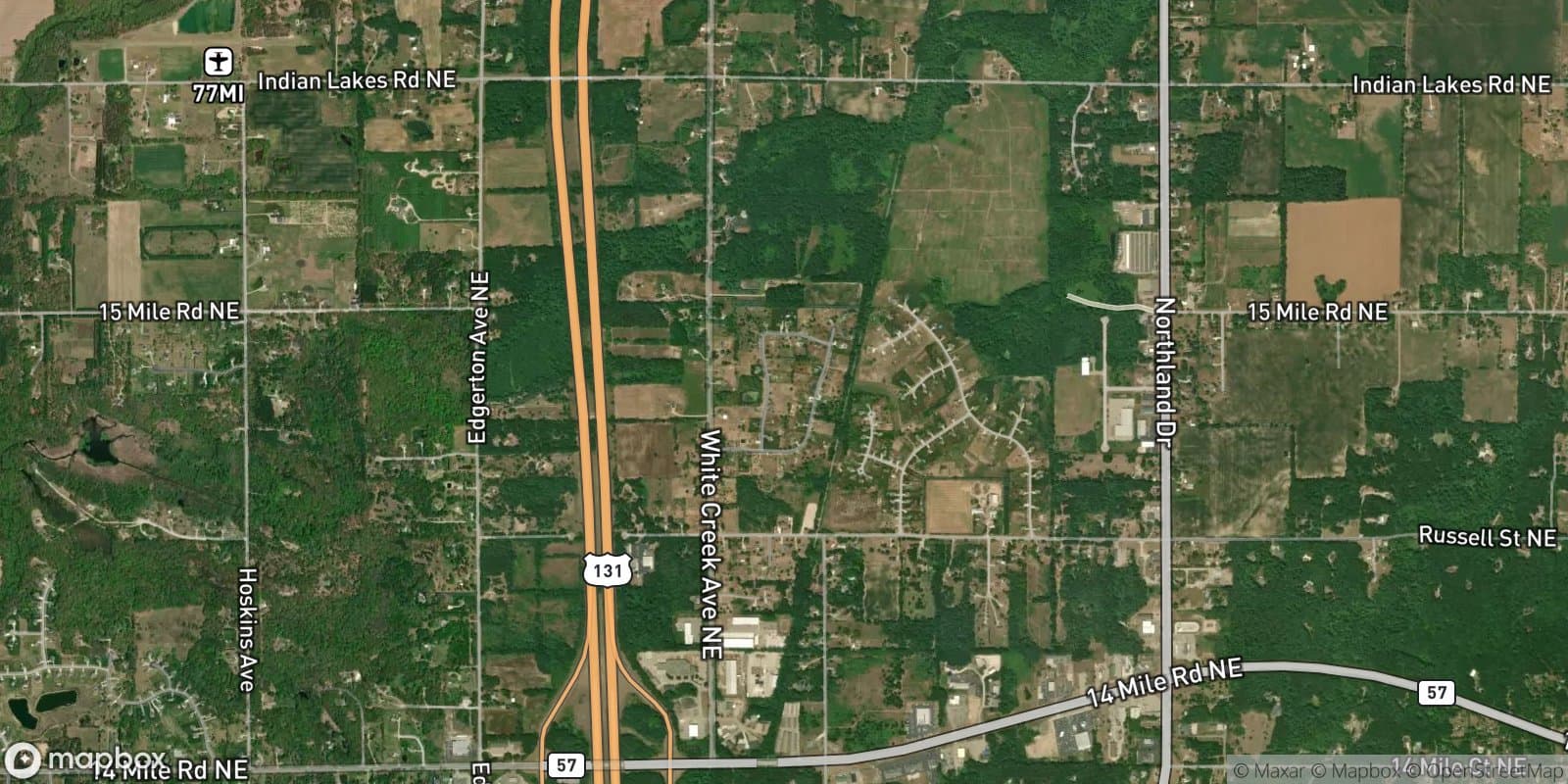 White Creek Meadows — satellite view