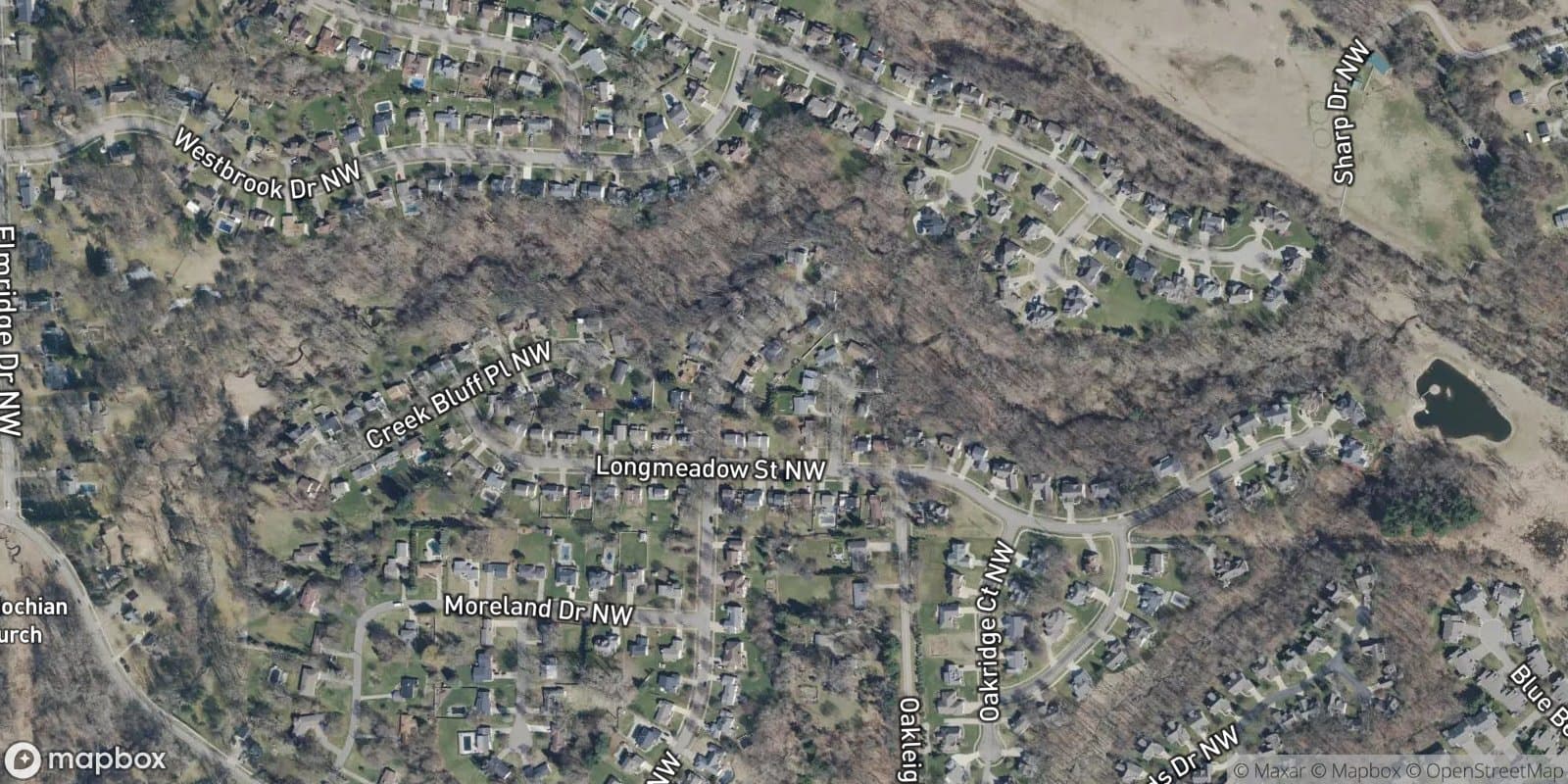 Oakleigh Estates — satellite view