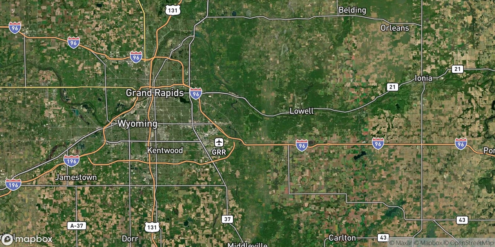 Country Brook Estates Area — satellite view