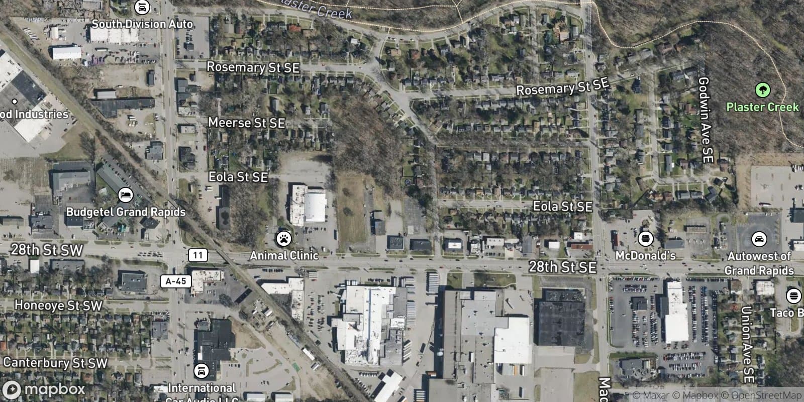 Crystal Springs Park — satellite view