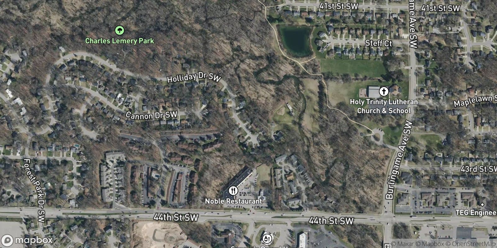 Huntington Woods Plat — satellite view
