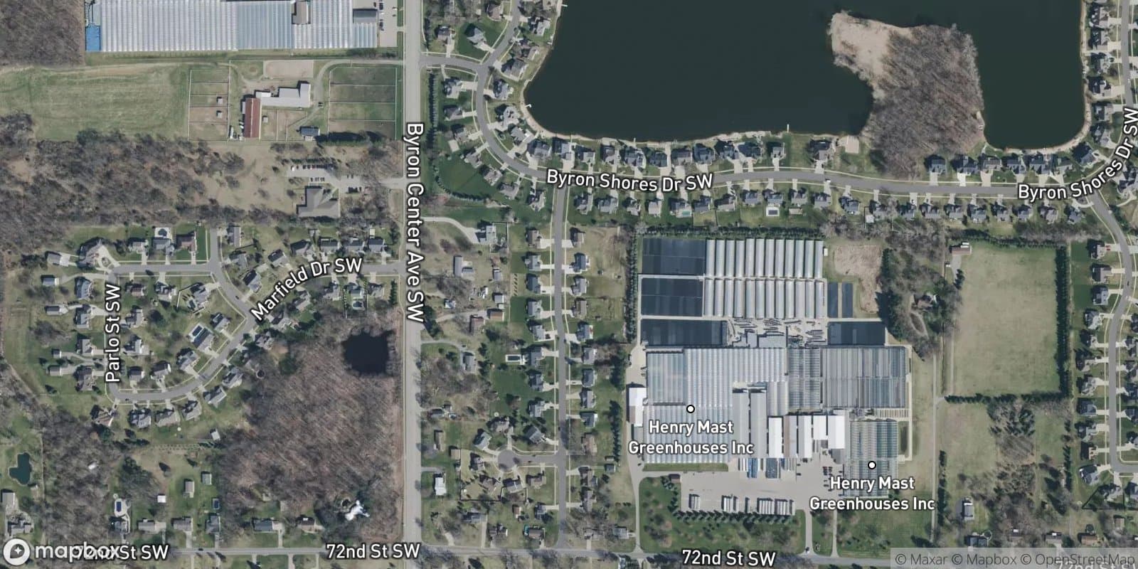 Byron Glen — satellite view