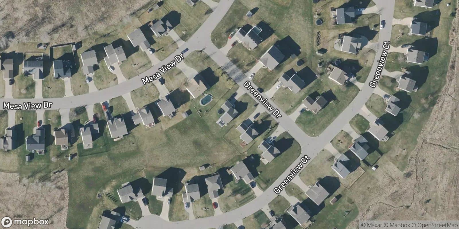 Zeeland Meadows — satellite view