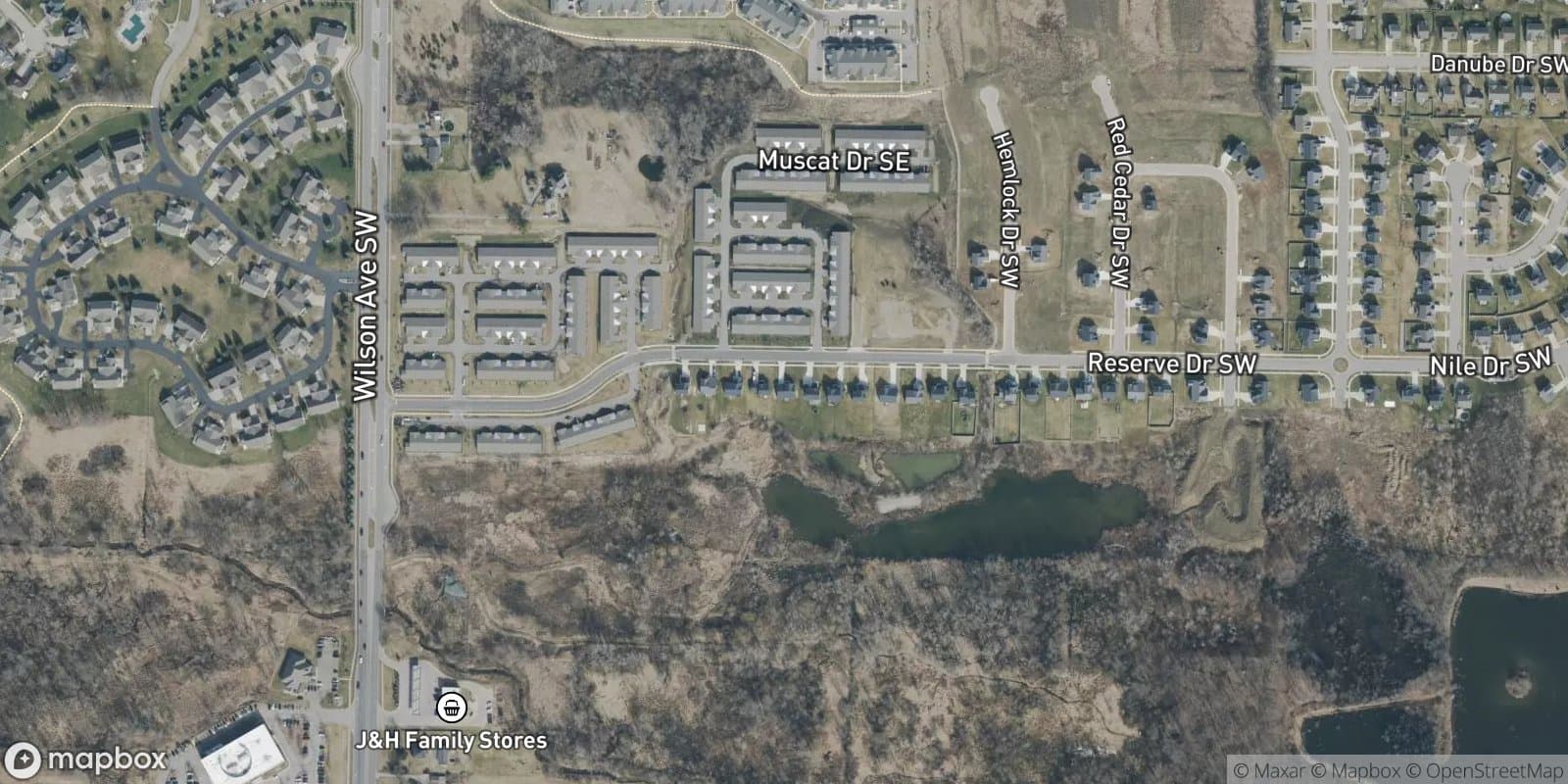 Rivertown Valley V — satellite view