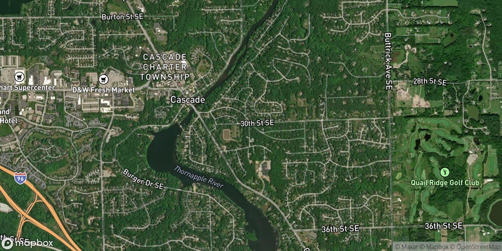 Cascade Terrace — satellite view