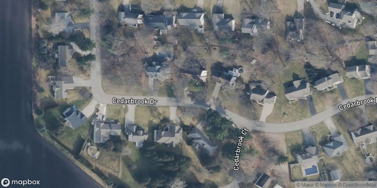 Cedargrove Estates — satellite view