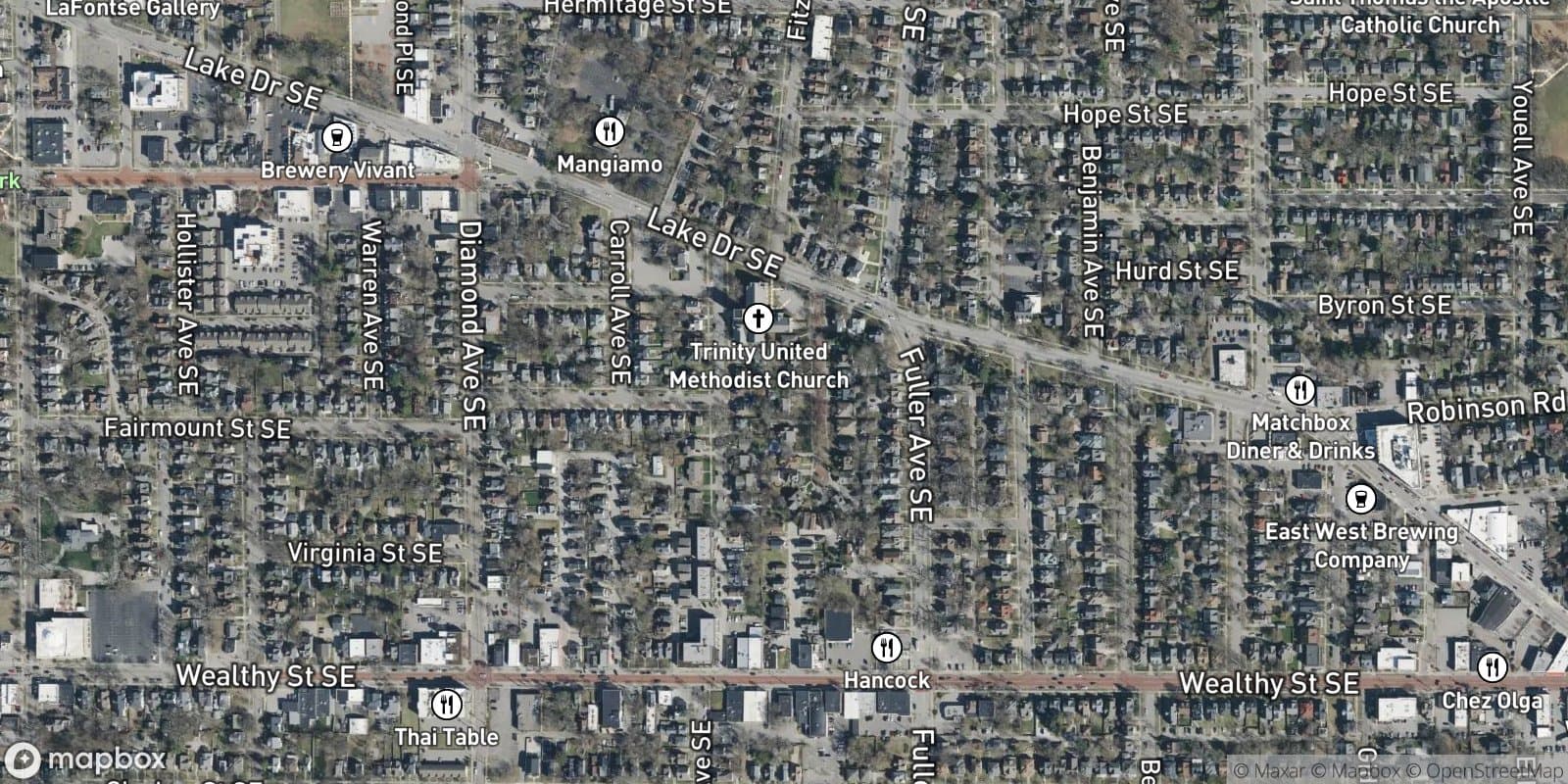 Kellogg & Calkins Add. — satellite view