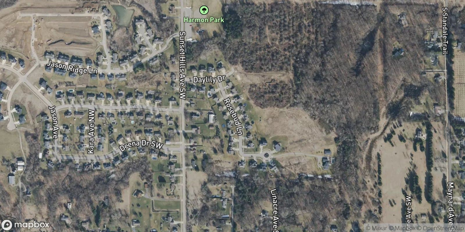 Blossom Trail — satellite view