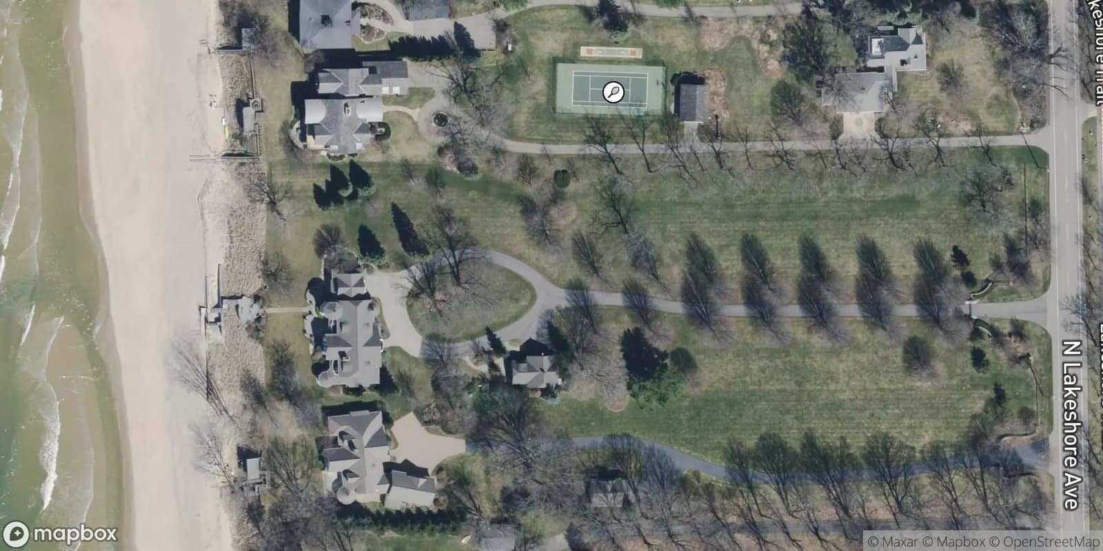 Hideaway Shores — satellite view