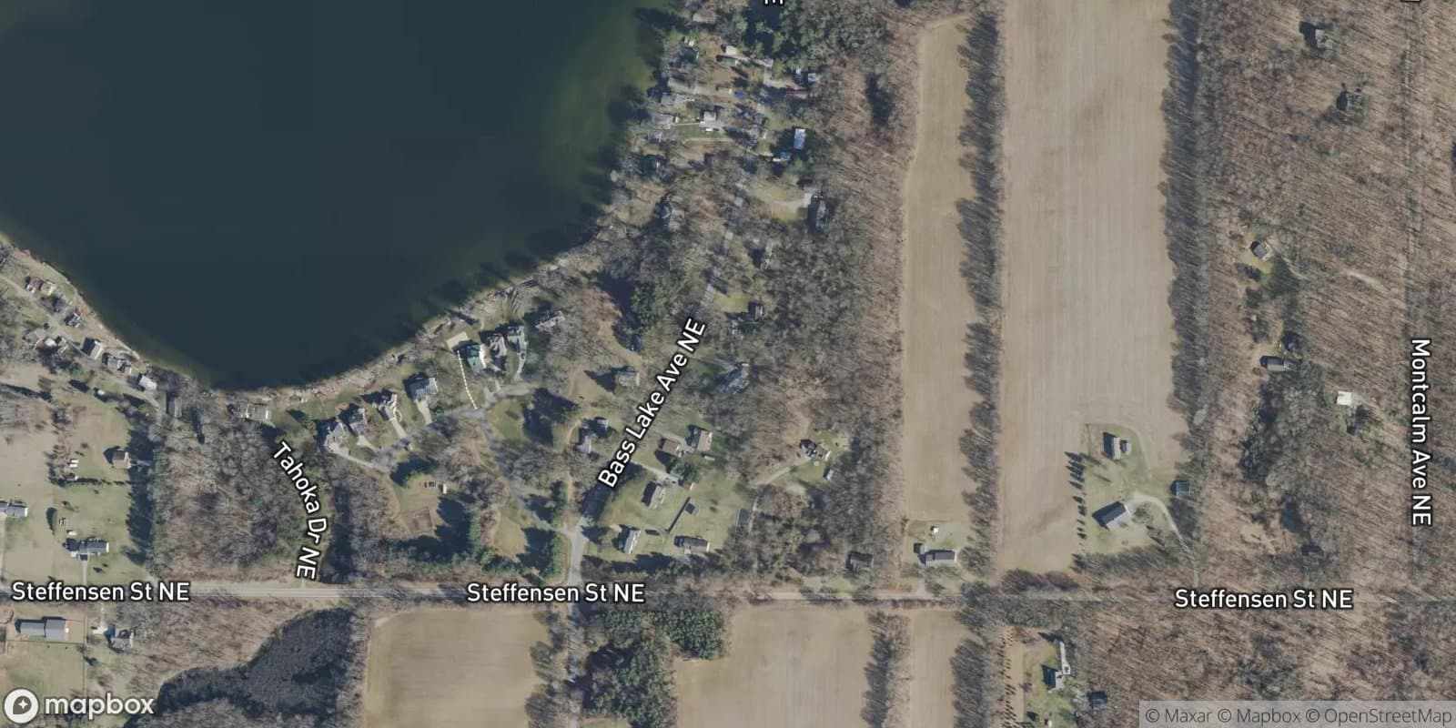 Bass Lake Estates — satellite view