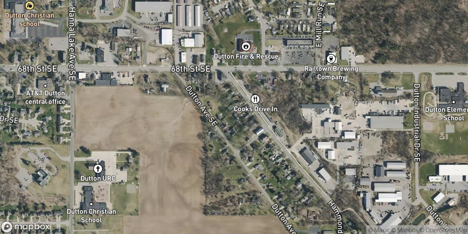 Village of Hammond Station — satellite view