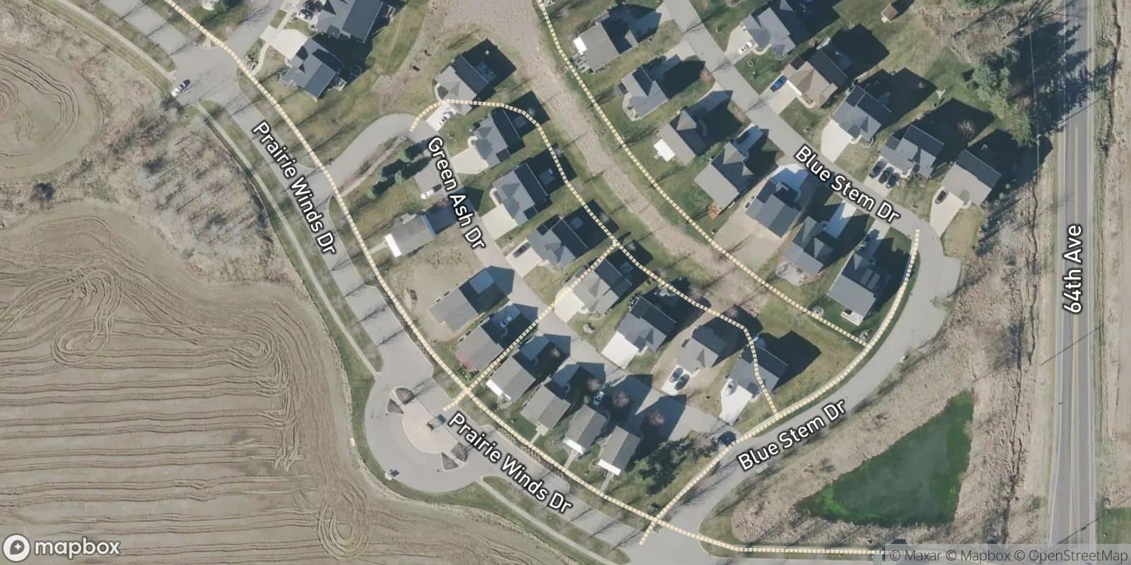 Prairie Winds Green Ash Condominium — satellite view