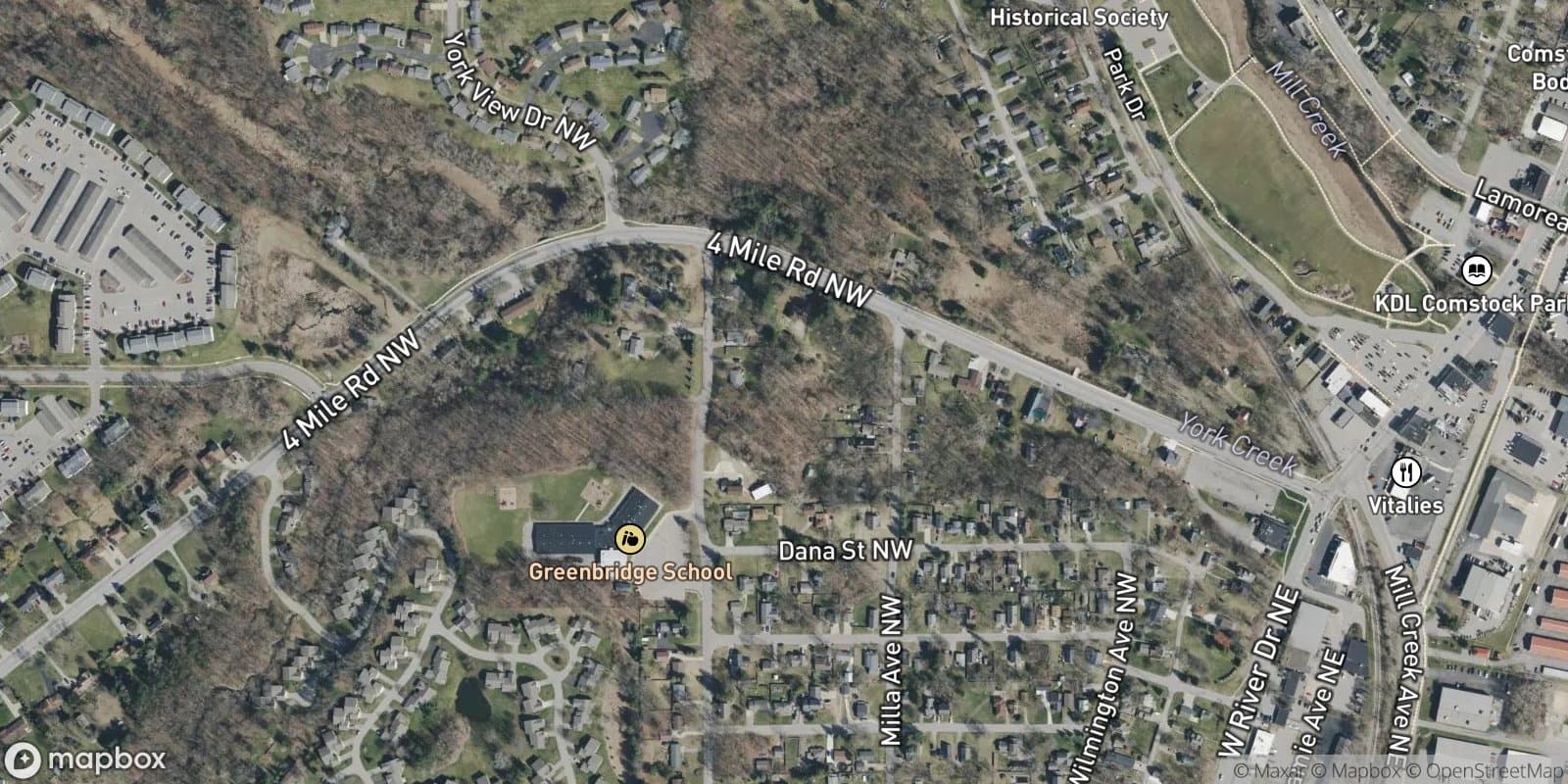 Oakridge Plat — satellite view