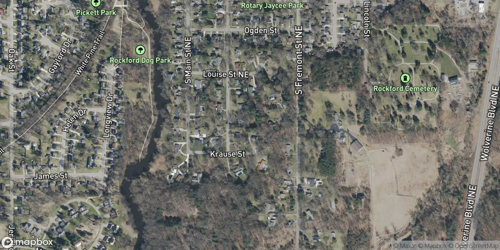Rogue Valley Add — satellite view
