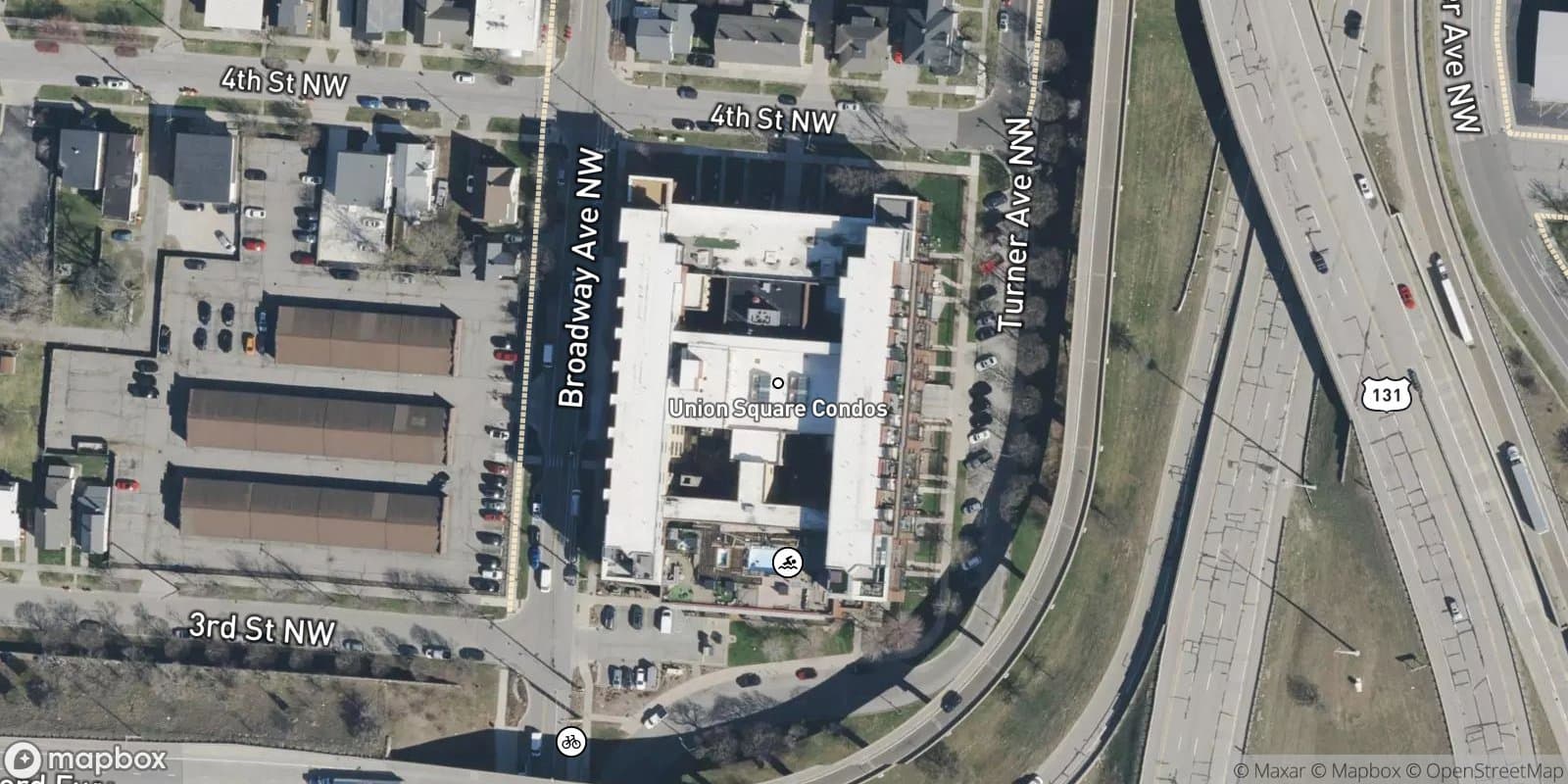 Union Square — satellite view
