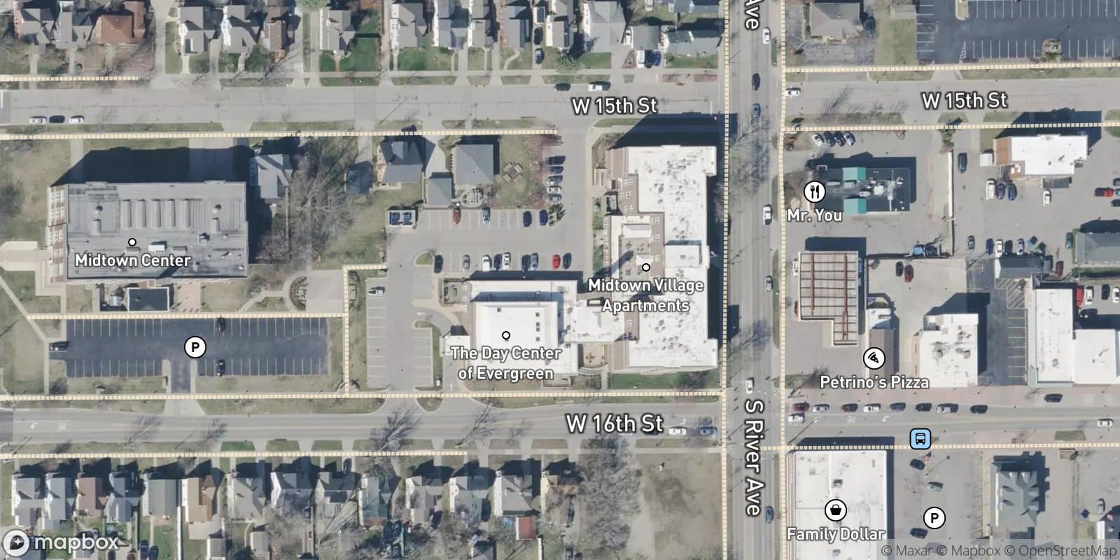 MIDTOWN VILLAGE CONDO — satellite view