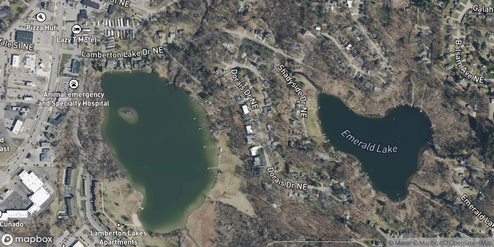 Chippewa Hills — satellite view