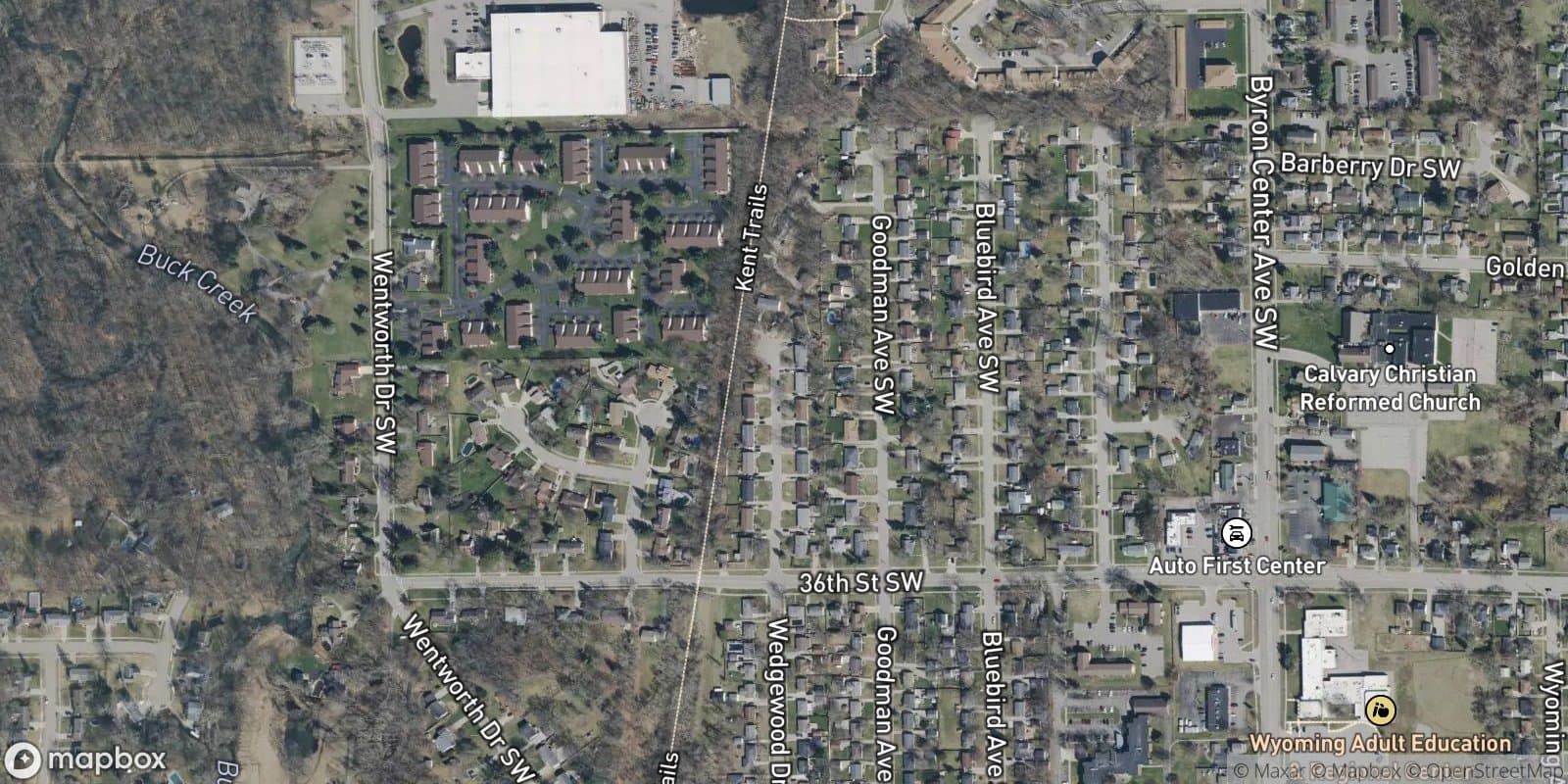 Wedgewood Homesites — satellite view