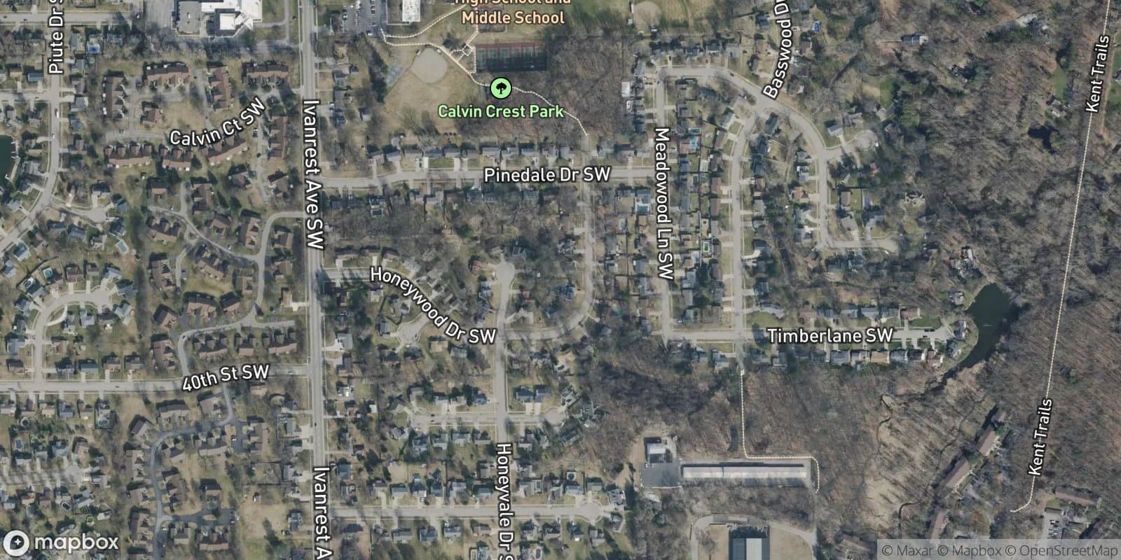 Honeywood Acres — satellite view