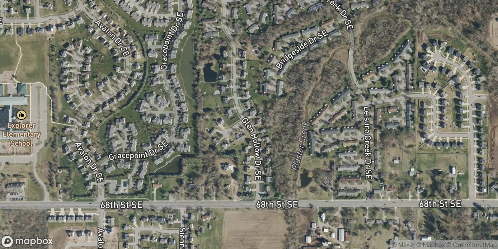 Glen Hollow — satellite view