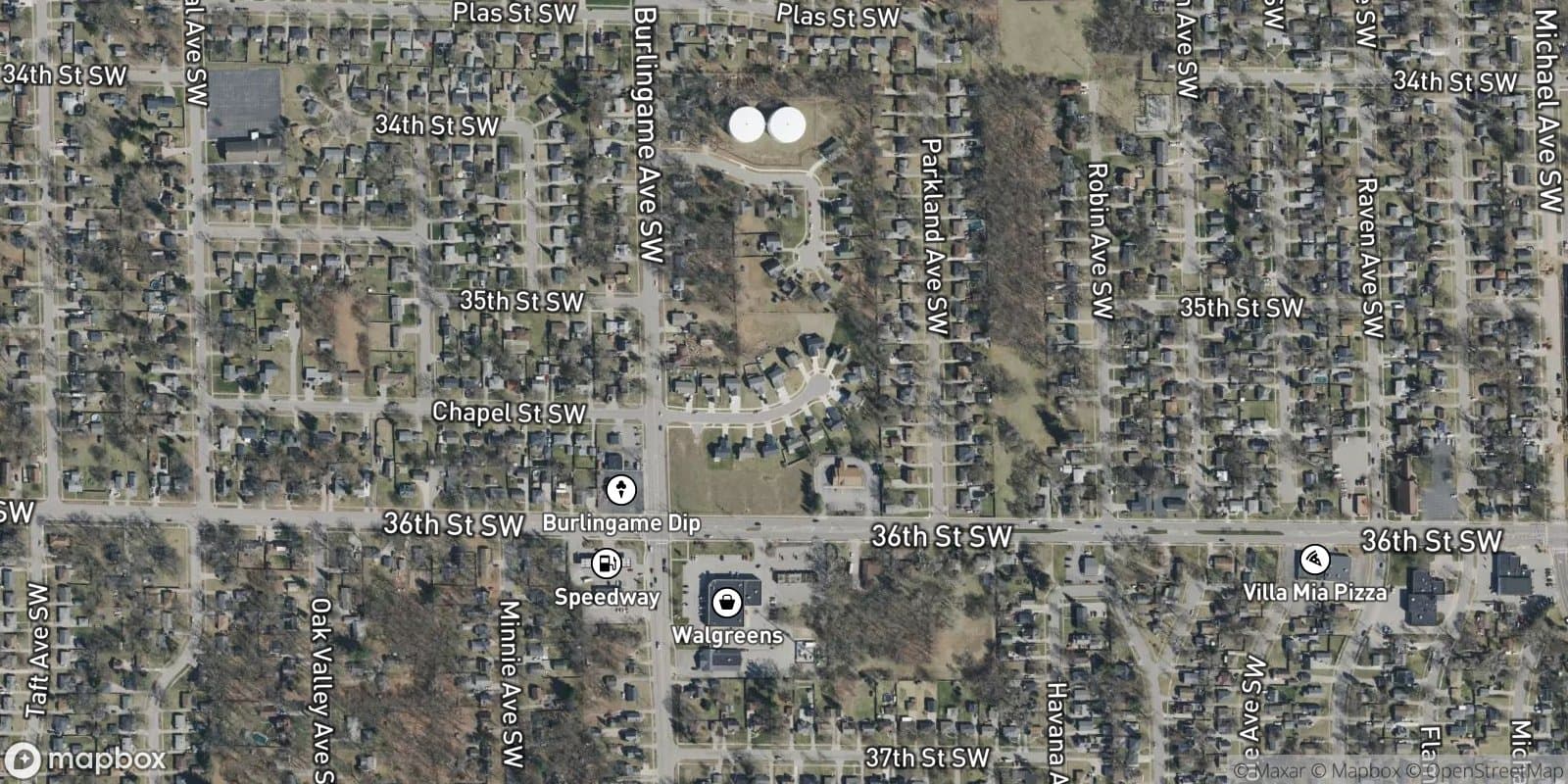 Chapel Estates — satellite view