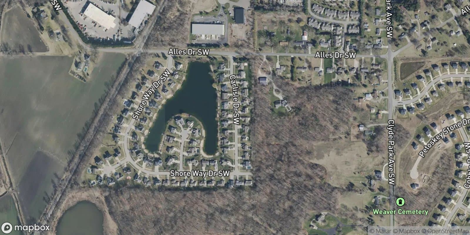 Carlisle Shores — satellite view