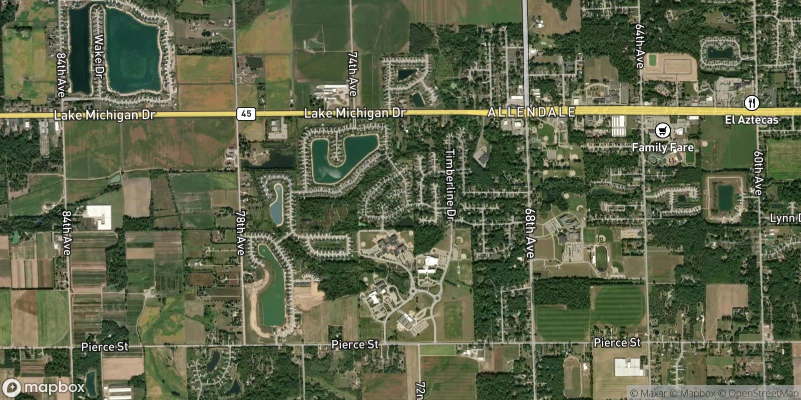Bittersweet Estates — satellite view