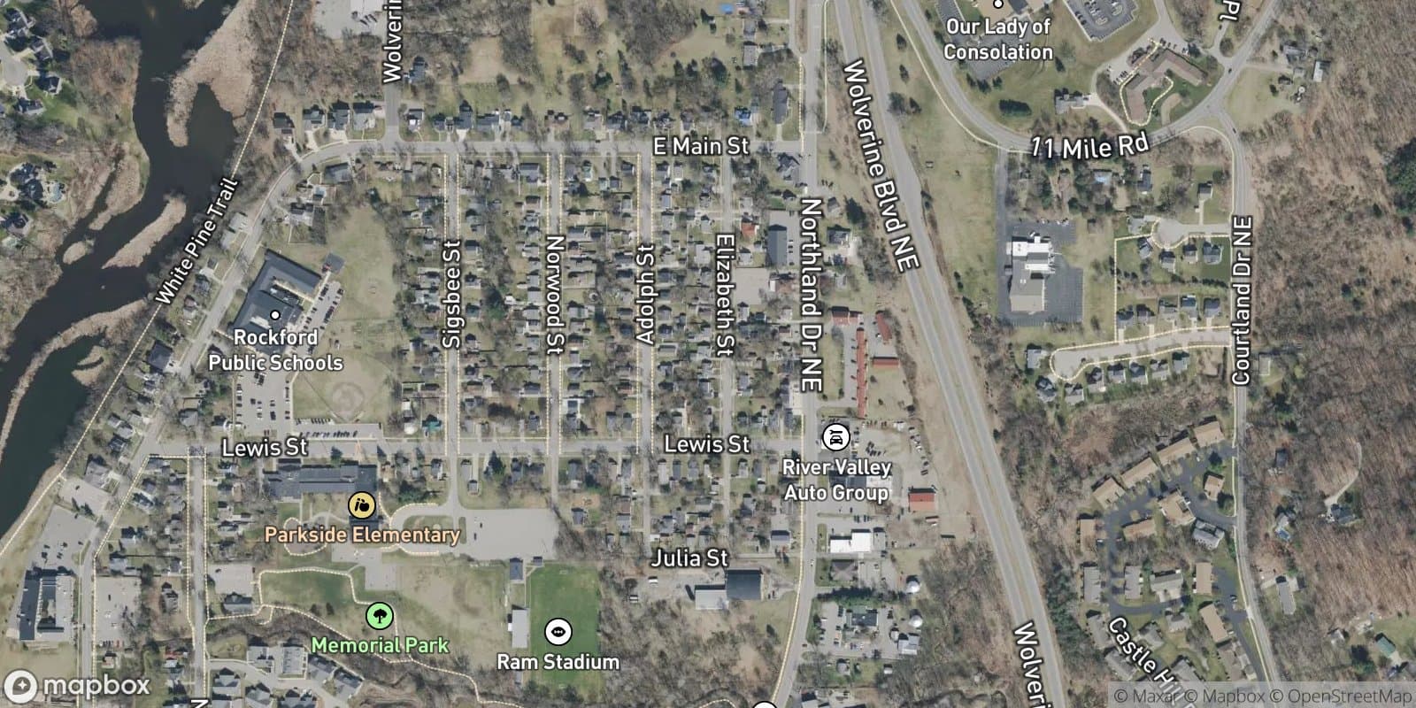 Wolverine Plat — satellite view