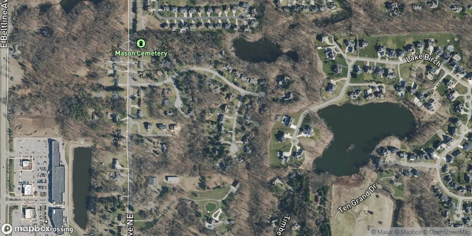 Mason Lake Estates No. 2 — satellite view
