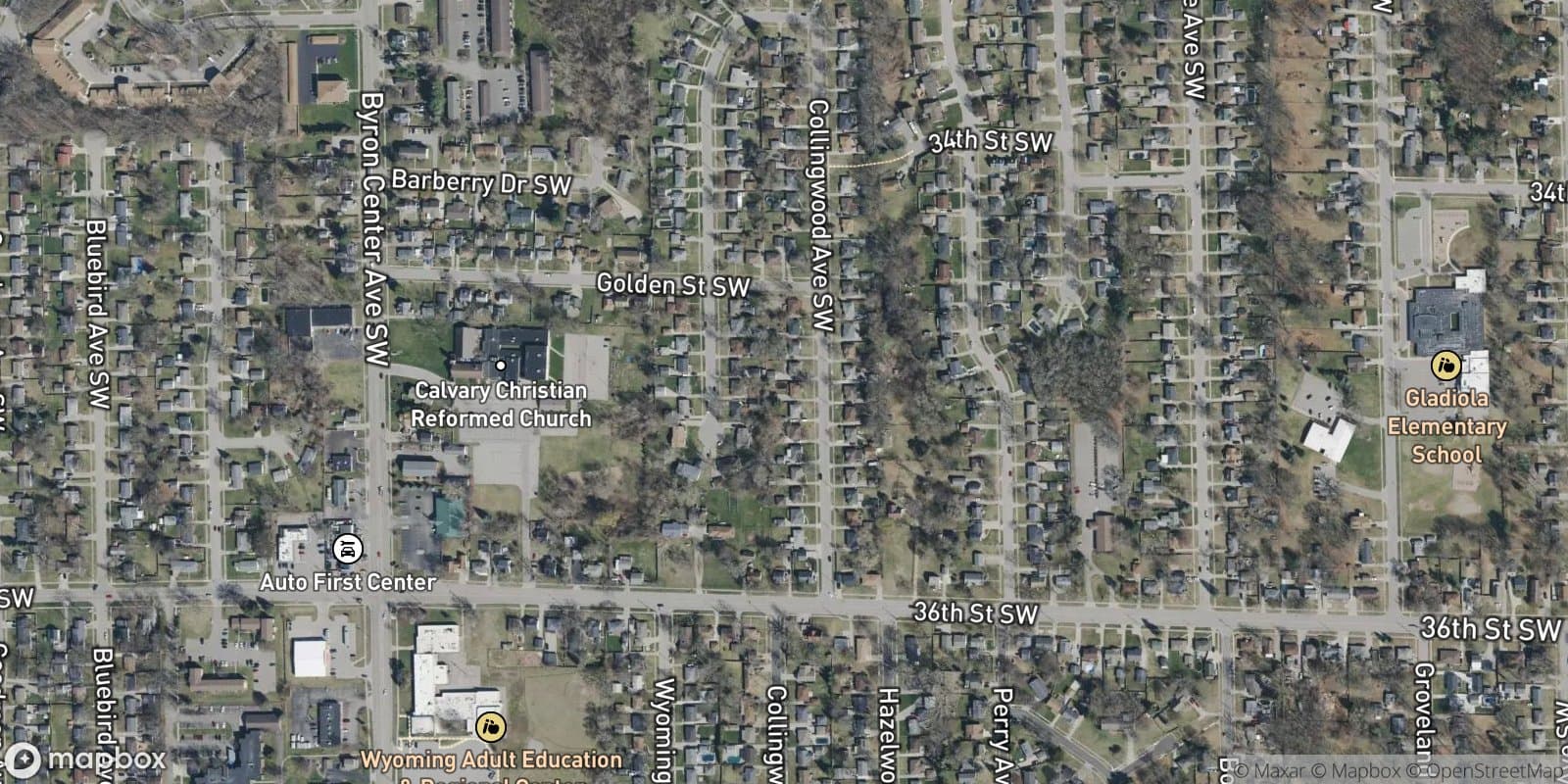 Edna Plat — satellite view