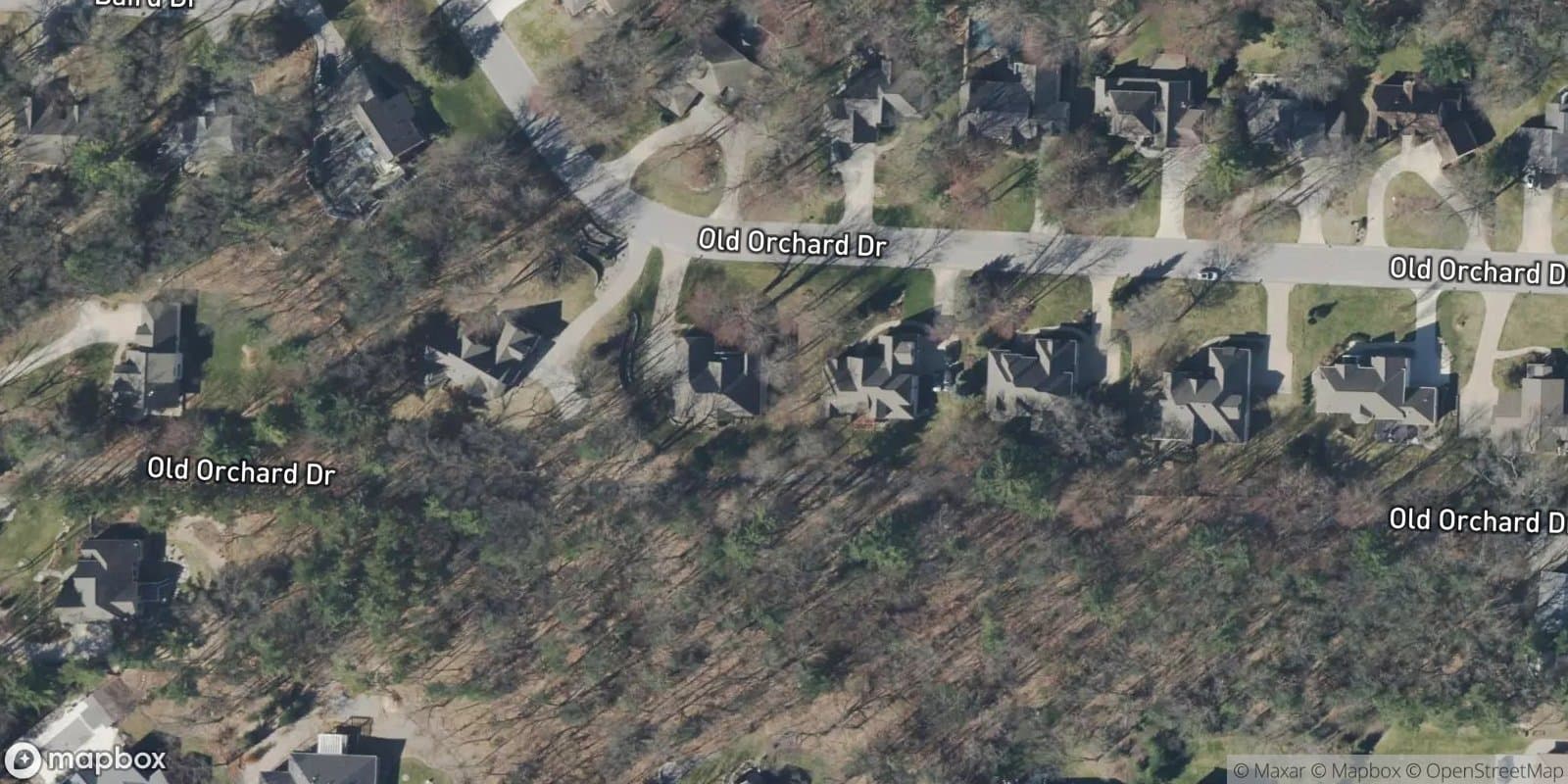 Old Orchard Place — satellite view