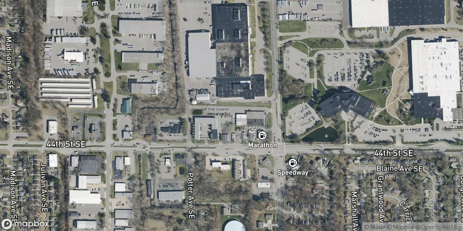 Potter Plat — satellite view